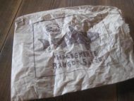 Pose uten innhold, IMPREGNERTE BRUGDE- SÅLER, fra Preto Fabrikker, 30-40 tallet