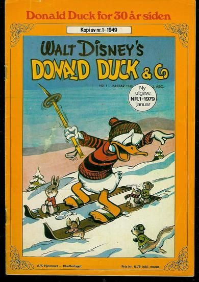 1979,nr 001, Donald Duck for 30 år sidan.