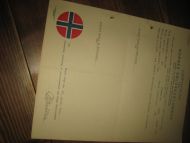 CERTIFIKAT FRA NORGES SØLVREVSTAMBOK, 57583, 23. APRIL 1931. 