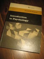 HILGARD: INTRODUCTION TO PAYCHOLGY. 1962.