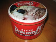 Pen boks uten innhold DIPLOM IS fra Bergensmeieriet Bergen 60 tallet