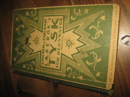 MIDSEM OG KNAPP: LÆREBOK I TYSK FOR BEGYNNERE. 1931