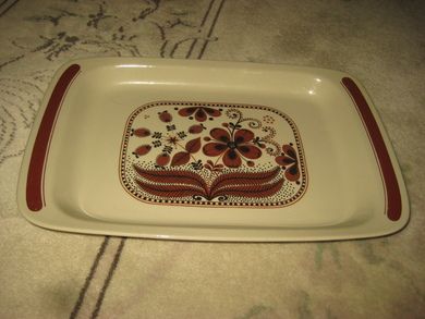 Hedda stort fat fra Figgjo ca 34*23 cm stort 60 tallet