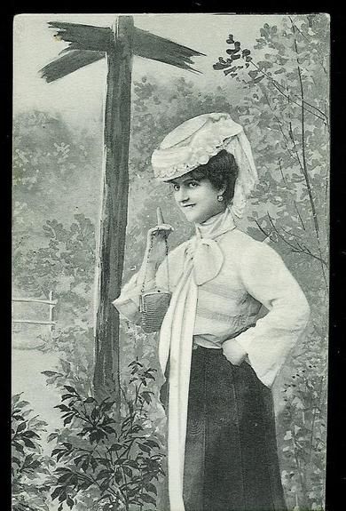 Meget pent kort fra tidelg 1900.