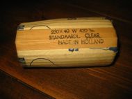 PHILLIPS STANDAARDL CLEAR 230V 40 W 420 LM Made in Holland