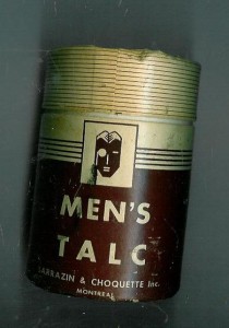 Eske uten innhold, MEN'S TALC, 50 -60 tallet