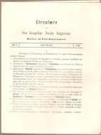 1885,nr 007, Cirkulære fra Den Kongelige Norske Regjerings Marine- og Post- Departement.