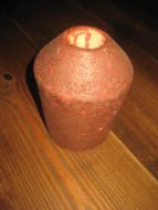 Kork brukt ved garnfiske i gamle dager ca 15 cm høg