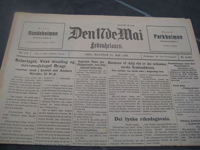 1928 nr 116 Den 17de Mai
