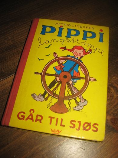LINDGREN ASTRID: PIPPI LANGSTRØMPE GÅR TIL SJØS 1969