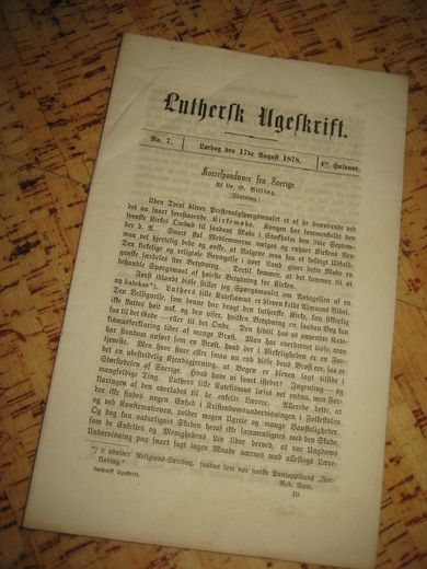 1878 nr 007 Luthers Ugeskrift