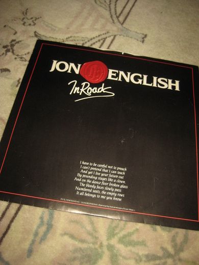 JON ENGLISH In Rock 1981