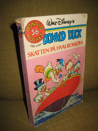 DONALD DUCK SKATTEN PÅ HVALROSSØYA Bok nr 056