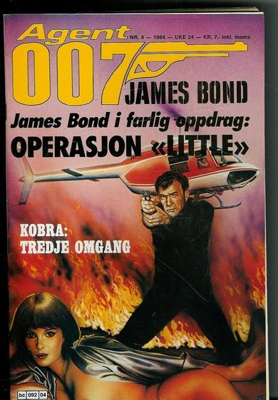1984,nr 004, Agent 007 JAMES BOND.