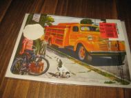 Metall kort Pepsi Cola 80 tallet Ca 14*10 cm stort