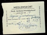 Norsk Jernbane Avholdsforbund. 1953.