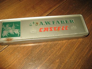 Boks med en ubrukt blyant FABER CASTELL 50-60 tallet