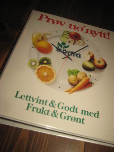 Prøv no' nytt. Oppskrifter fra bama, 90 tallet.