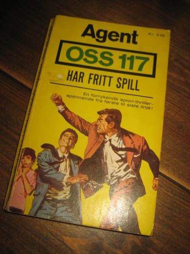 AGENT OSS 117 HAR FRITT SPILL Bok nr 2
