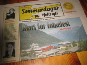 Sommardagar på Hellesylt 5.-6.- og 7. juli 2002. (Stranda)