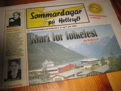 Sommardagar på Hellesylt 5 -6 - og 7 juli 2002 (Stranda)