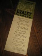 Prisliste EVALETT KJØKKEN, 1964,