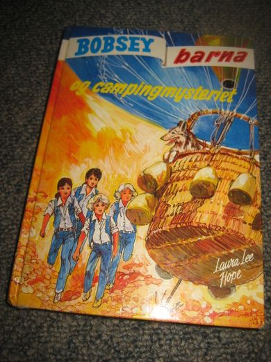 LEE HOPE LAURA: BOBSEY barna og campingmysteriet Bok nr 74 1982