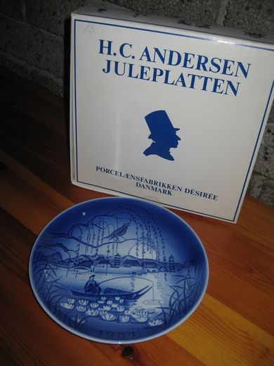 1984, H. C. ANDERSEN'S JULEPLATTE.