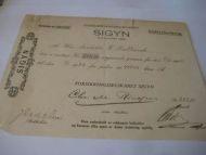 Forsikringsselskapet SIGYN, NR 45043, 1928.