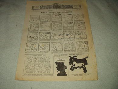 1906 nr 008 Første tillæg til Allers Familie Journal ONKEL TEGNER OG FORTELLER På baksida: Hvorfor fuglene synger