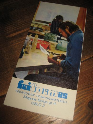 Pedagogisk Formingsmateriell, reklame, 80 tallet.
