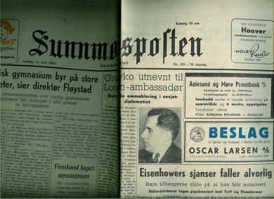 1952 nr 135 Sunnmørsposten