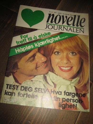 1977,nr 012, novelle JOURNALEN.