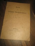 Lov om Armeens Udrederkvarter 1891.