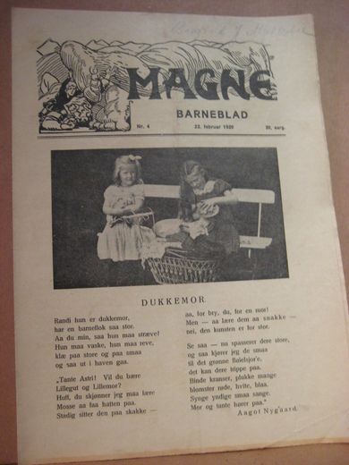 1920 nr 004 MAGNE BARNEBLAD
