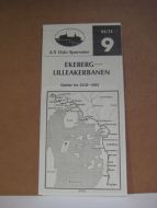 Rutehefte, RUTE 9, EKEBERG- LILLEAKERBANEN, 1984.