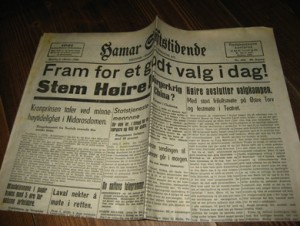 1945,nr 124, Hamar Stiftstidende.