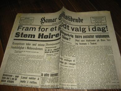 1945 nr 124 Hamar Stiftstidende