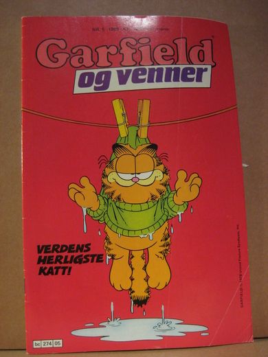 1989 nr 005 Garfield og venner