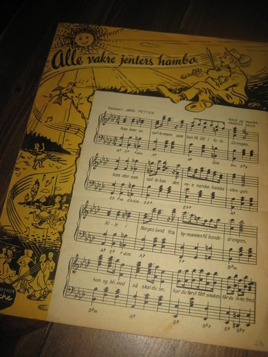 ALLE VAKRE JENTERS HAMBO. 1955. 