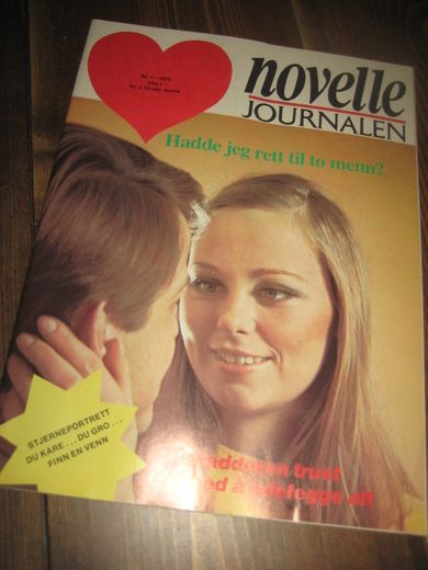 1975,nr 001, novelle JOURNALEN.