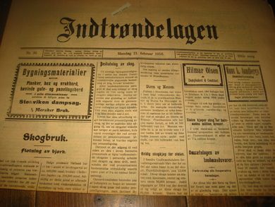 1916 nr 035 Indtrøndelagen