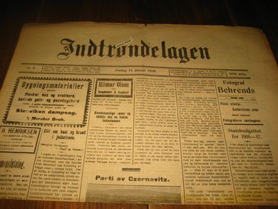 1916 nr 008 Indtrøndelagen