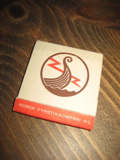 Fyrstikker fra Norsk Fyrstikkompani. 60 tallet.