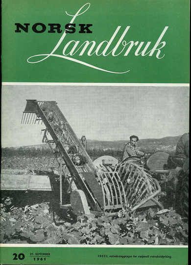 1961 nr 020 Norsk Landbruk