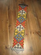 Stor klokkestreng med smijernsoppheng ca 18*85 cm stor 60 tallet