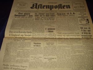 1941,nr 480, Aften, Aftenposten