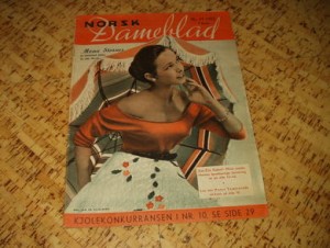 1955,nr 014,                NORSK Dameblad