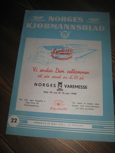 1958 nr 022 NORGES KJØPMANNSBLAD
