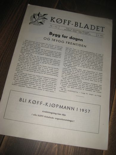 1957 nr 001 KØFF BLADET